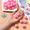 150Pcs Polyester Pom Pom Ball DIY-SC0031-33D-4