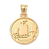 304 Stainless Steel Pendants STAS-D207-07G-1
