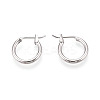 304 Stainless Steel Hoop Earrings EJEW-T048-25A-P-1