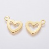 304 Stainless Steel Open Heart Charms LS-STAS-L234-087G-2