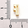 Brass Micro Pave Cubic Zirconia Charms KK-N254-217G-F-3