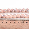 Baking Paint Glass Beads Strands DGLA-N003-10mm-C02-5