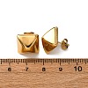 304 Stainless Steel Stud Earrings EJEW-D331-01G-3