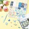 ABS Plastic Imitation Pearl & Polymer Clay & Acrylic & Resin Cabochons Findings Kits DIY-FS0009-76-8