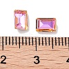 Glass Rhinestone Cabochons RGLA-G020-01B-D502-2