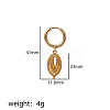 304 Stainless Steel Hoop Dangle Earrings WG37D9E-05-1