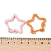 Spray Painted Alloy Key Snap Hook Clasps for Keychains FIND-L016-02-3