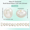 2 Strands Natural Cultured Freshwater Pearl Beads Strands PEAR-SC0001-34-2