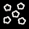 Flower Hollow Glazed Porcelain Bead Frame PORC-A034-09B-1