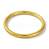 Ion Plating(IP) Plain 304 Stainless Steel Bangles for Women BJEW-B104-33B-G-2