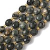 Natural Green Wood Lace Stone Wooden Jasper Beads Strands G-F809-A30-01-2