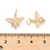 Brass Micro Pave Cubic Zirconia Pendants LS-KK-B133-05G-02-3