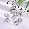 Tarnish Resistant Smooth Surface 304 Stainless Steel Infinity Links connectors LS-STAS-N006-03-6