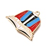 Alloy Enamel Pendants LS-ENAM-D302-02KCG-02B-2