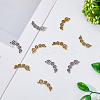 16Pcs 2 Colors 304 Stainless Steel Connector Charms STAS-DC0013-94-4