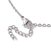 Crystal Stone Cage Pendant Necklaces NJEW-JN04757-01-4