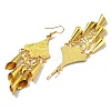 Golden Alloy Chandelier Earrings LS-EJEW-D092-03C-G-2