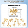 9Pcs 9 Styles 201 Stainless Steel Pendants STAS-BBC0007-64-2