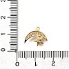 Brass Micro Pave Cubic Zirconia Pendants LS-KK-Q035-06G-3