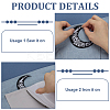 6Pcs Polyester Sew On Patches DIY-GO0002-70-3