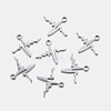 304 Stainless Steel Charms X-STAS-F159-45P-1
