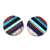 Resin & Walnut Wood Pendants RESI-N039-16-2