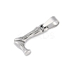 Non-Tarnish 304 Stainless Steel Pendants STAS-F235-01P-L-2