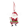Christmas Santa Claus Handmade Polymer Clay Pendant Decorations LS-HJEW-P017-01A-1