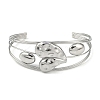 Non-Tarnish 304 Stainless Steel Hollow Open Cuff Bangles BJEW-Q348-03P-11-2