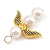 Shell Pearl Pendants PALLOY-JF02943-5