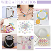 45pcs 3 styles Transparent Crackle Acrylic Beads TACR-PH0001-76-6