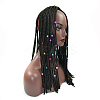 Electrophoresis Iron Twisted Hair Coil Dreadlock Beads IFIN-S696-111-3