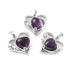 Natural Amethyst Pendants G-C236-01B-P-RS-1