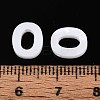 Natural Freshwater Shell Letter Charms BSHE-ZX007-02O-3