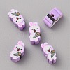 Cartoon Handmade Polymer Clay Beads CLAY-WH0011-03E-1
