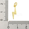 Rack Plating Brass Enamel Pendants KK-U021-16A-G-3
