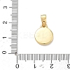 Brass Enamel Pendants KK-CBA3F25-01A-G-4