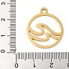 Ion Plating(IP) 304 Stainless Steel Pendants STAS-B056-26G-01-3