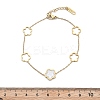 Ion Plating(IP) 304 Stainless Steel Link Bracelets BJEW-P345-11G-01-5