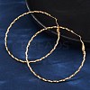 304 Stainless Steel Hoop Earrings EJEW-S250-01A-G-2