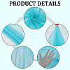 Polyester Mesh Fabric DIY-WH20009-40R-6
