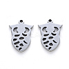 Tarnish Resistant 304 Stainless Steel Pendants STAS-N092-27-2