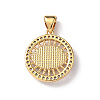 Lampwork Evil Eye Pendants with Clear Cubic Zirconia ZIRC-L102-11G-04-3