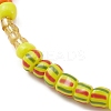 Glass Seed Beaded Stretch Bracelet for Women BJEW-JB09577-4