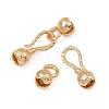 SHEGRACE Brass Bead Tips XGRQ58184-789G-2