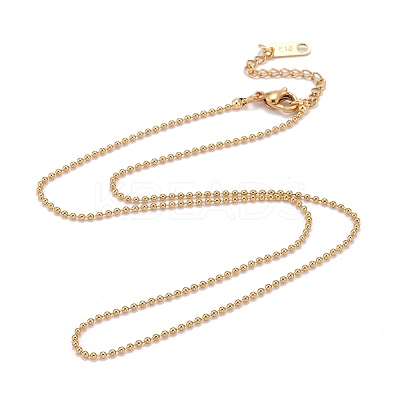 304 Stainless Steel Ball Chain Necklaces X-NJEW-JN03488-02-1