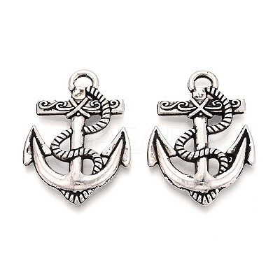 Tibetan Style Alloy Pendants TIBEP-T053-02AS-1