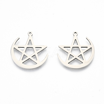 Non-Tarnish 201 Stainless Steel Pendants STAS-N098-116P-1