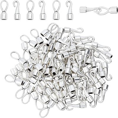 Tibetan Style Alloy Hook and S-Hook Clasps PALLOY-FH0001-27-RS-1