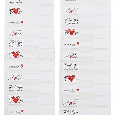 Writable Thank You Paper Hang Tags DJ-AJEW-Z030-04-1